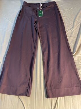 HALARA Deep Plum Wide Leg Lounge Pants